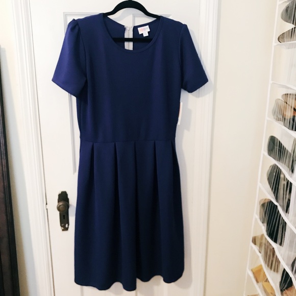 LuLaRoe Dresses & Skirts - Solid Navy LulaRoe Amelia!